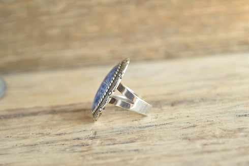 Carolyn Pollack Sodalite Ring - Size 8.25